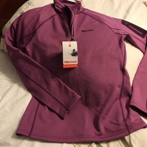 Plum Marmot Stretch Fleece Jacket